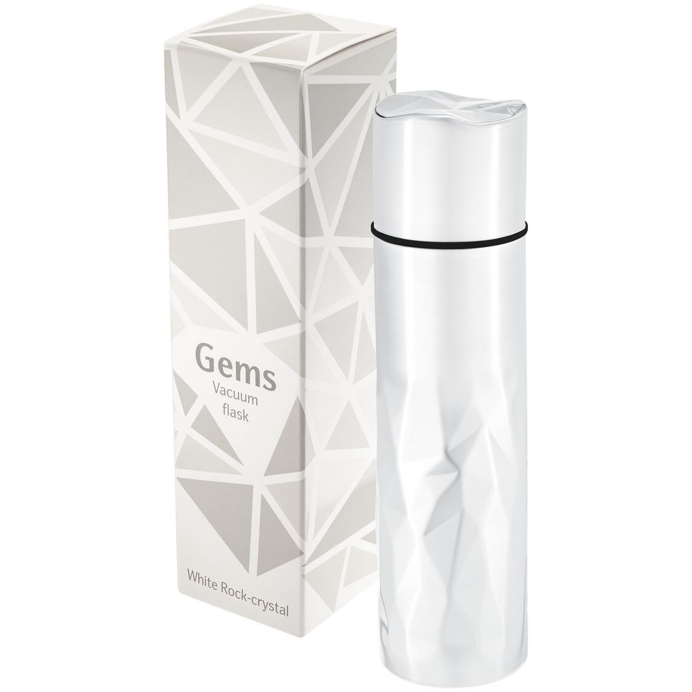 Термос Gems White Rock Сrystal, белый горный хрусталь — изображение 6