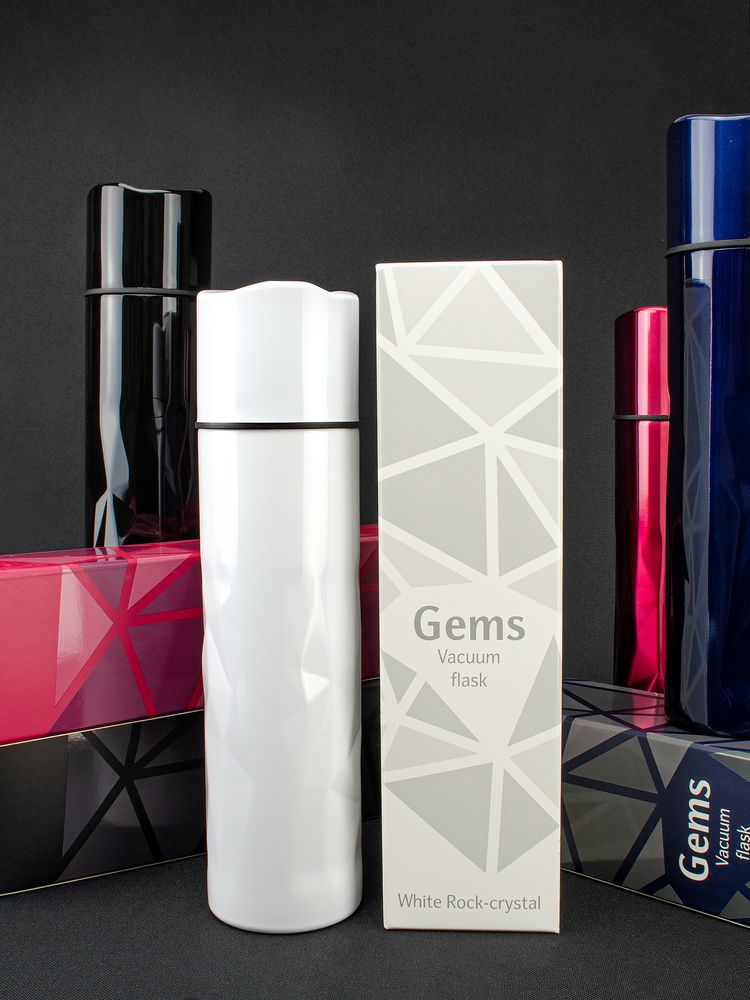 Термос Gems White Rock Сrystal, белый горный хрусталь — изображение 12