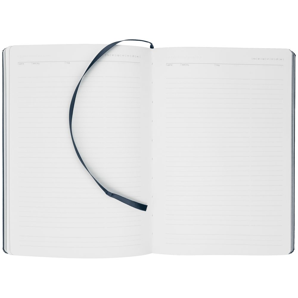 Ежедневник New Latte, недатированный, темно-синий — изображение 5