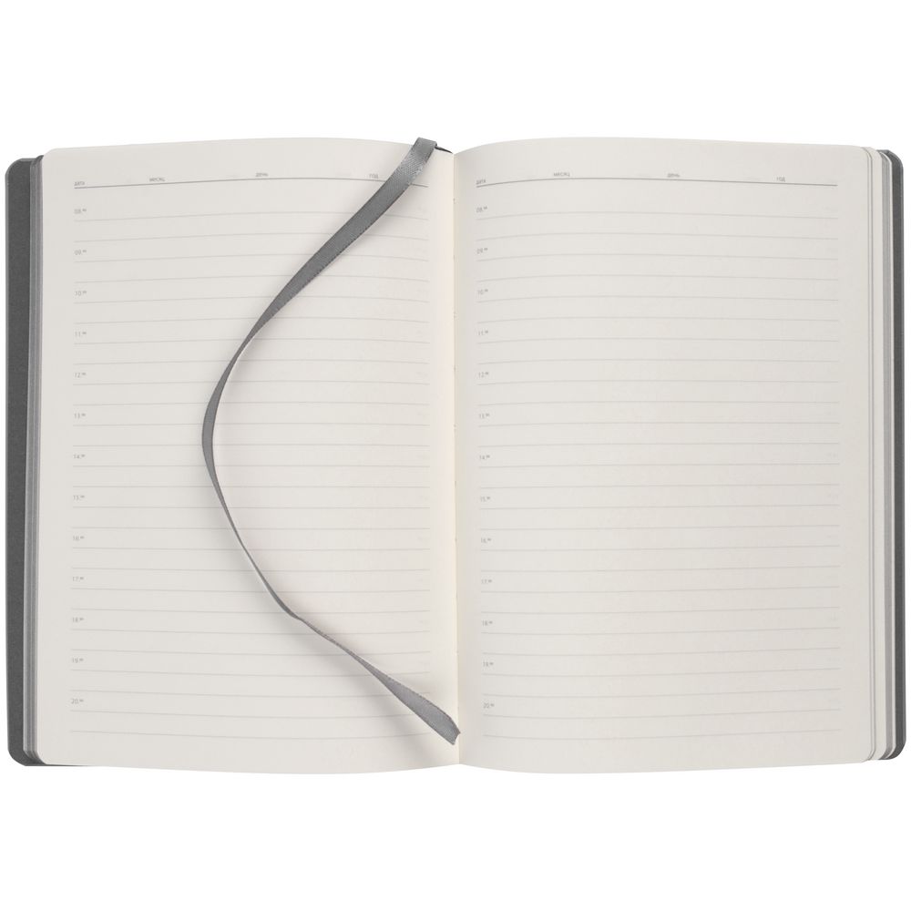 Ежедневник Shall, недатированный, серый — изображение 6