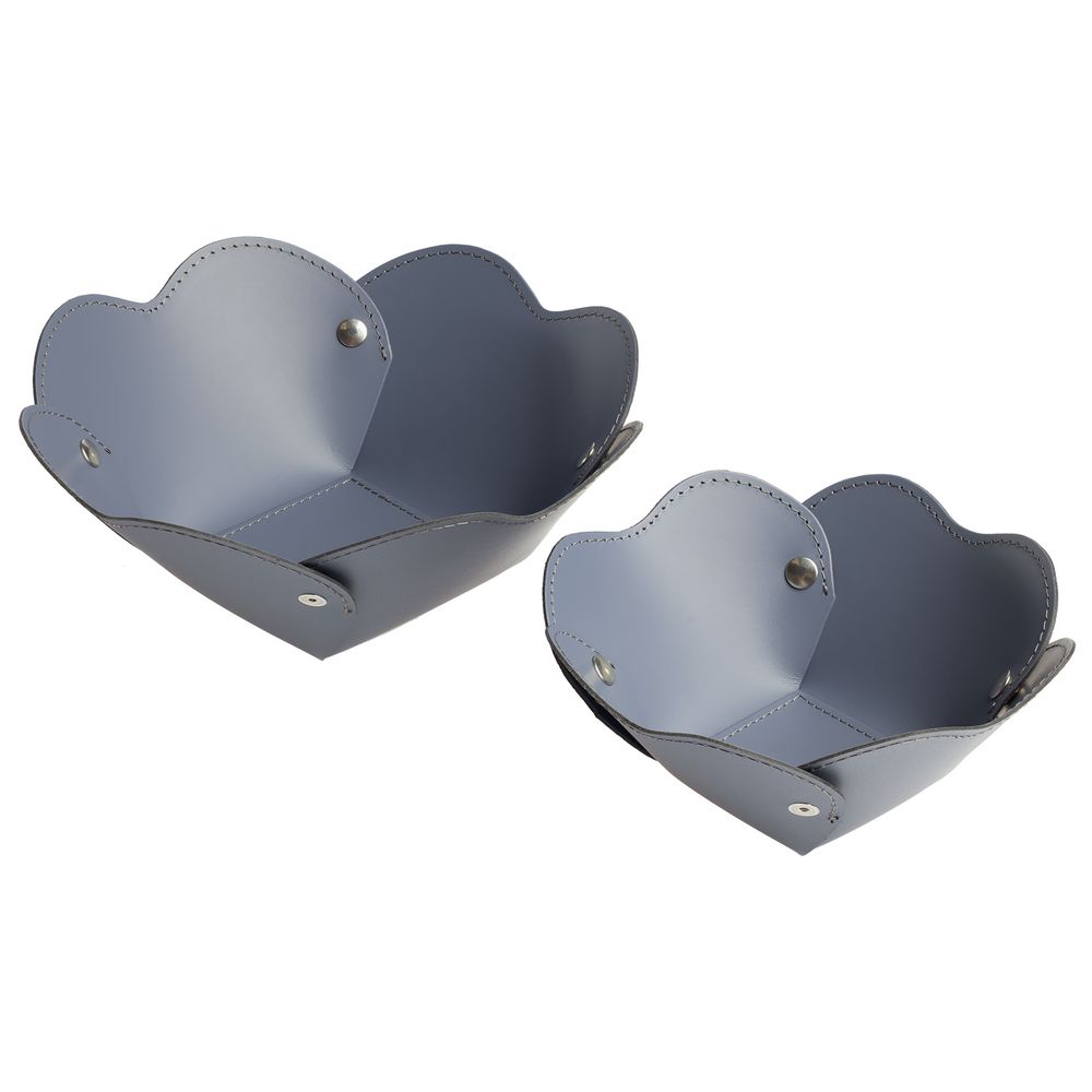 Корзина Corona, большая, серо-голубая — изображение 6