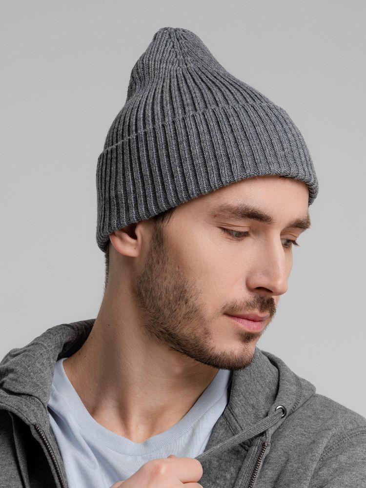 Шапка Stout, серый меланж — изображение 7