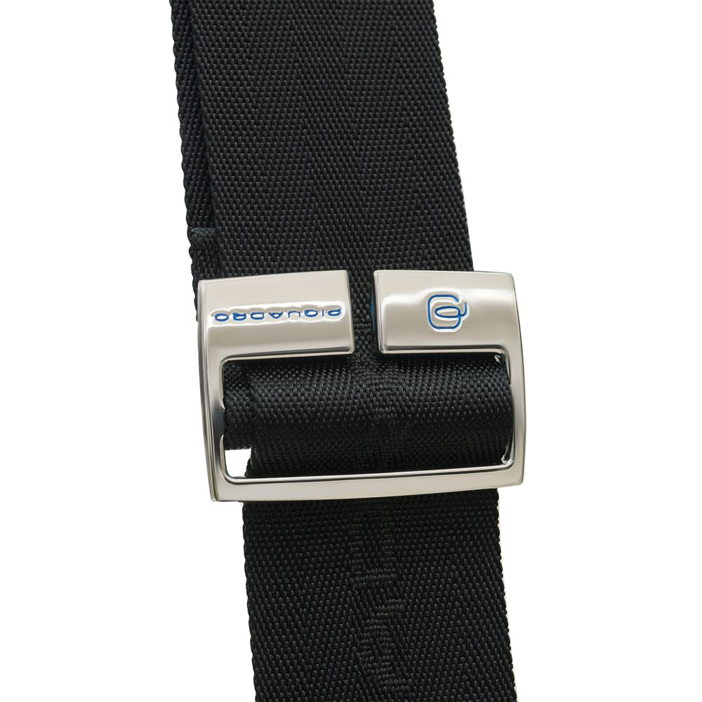 Сумка с отделением для ноутбука Piquadro Blue Square, черная — изображение 11