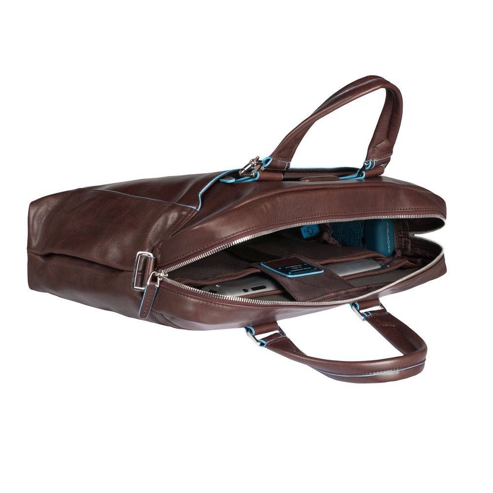 Сумка для ноутбука Piquadro Blue Square, красно-коричневая — изображение 3