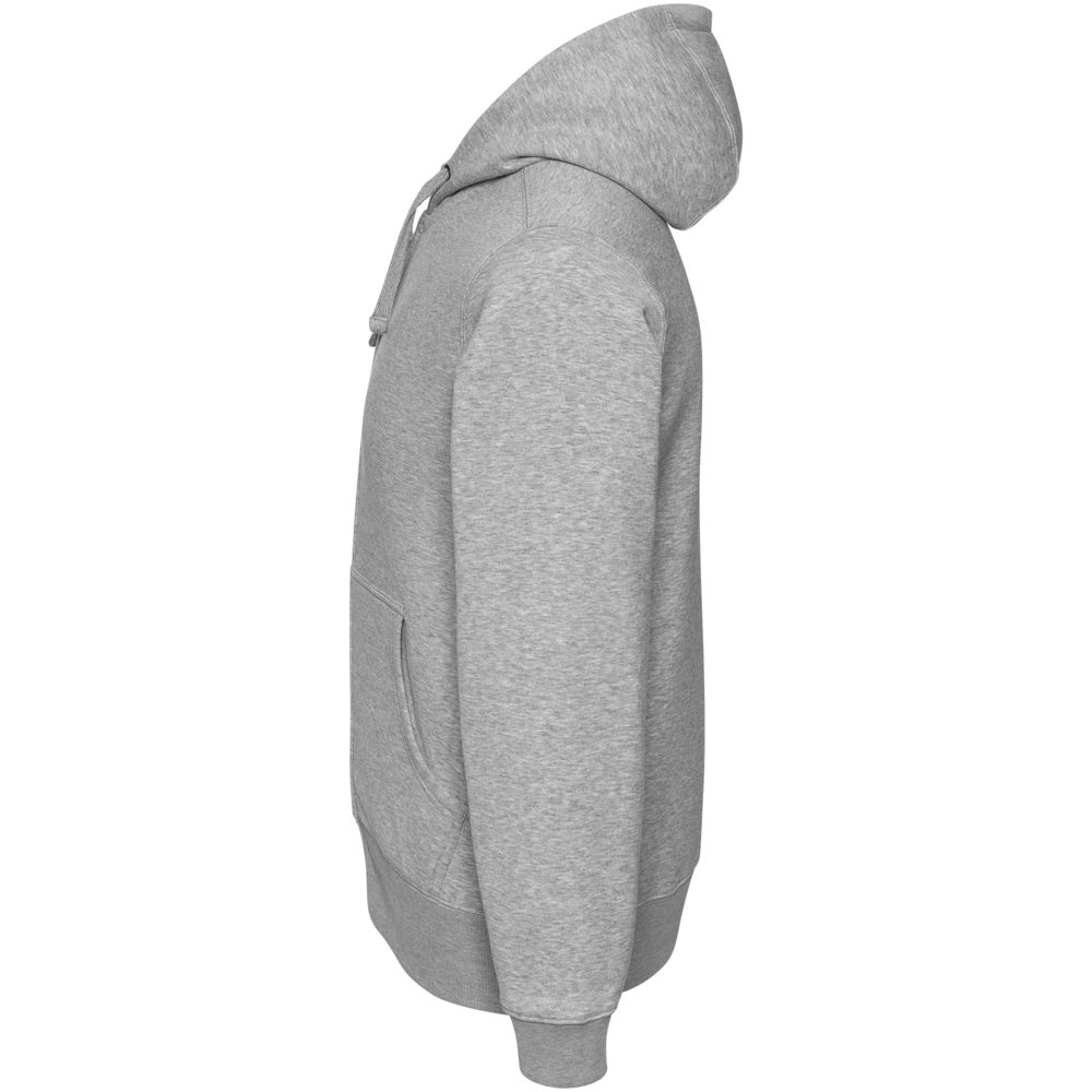 Толстовка мужская Hooded Full Zip серый меланж — изображение 4