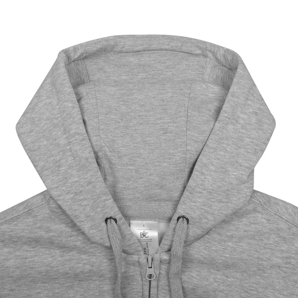 Толстовка мужская Hooded Full Zip серый меланж — изображение 5
