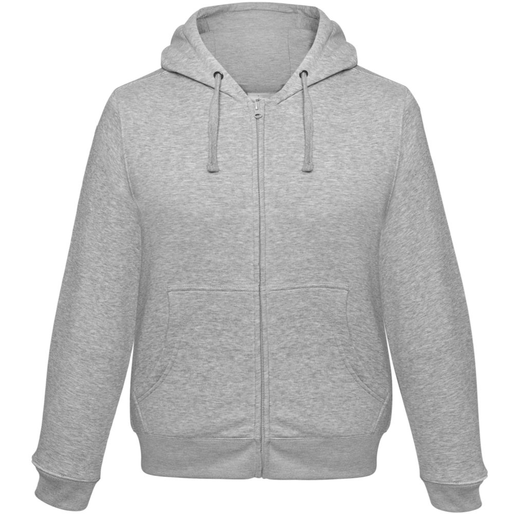 Толстовка мужская Hooded Full Zip серый меланж — изображение 2