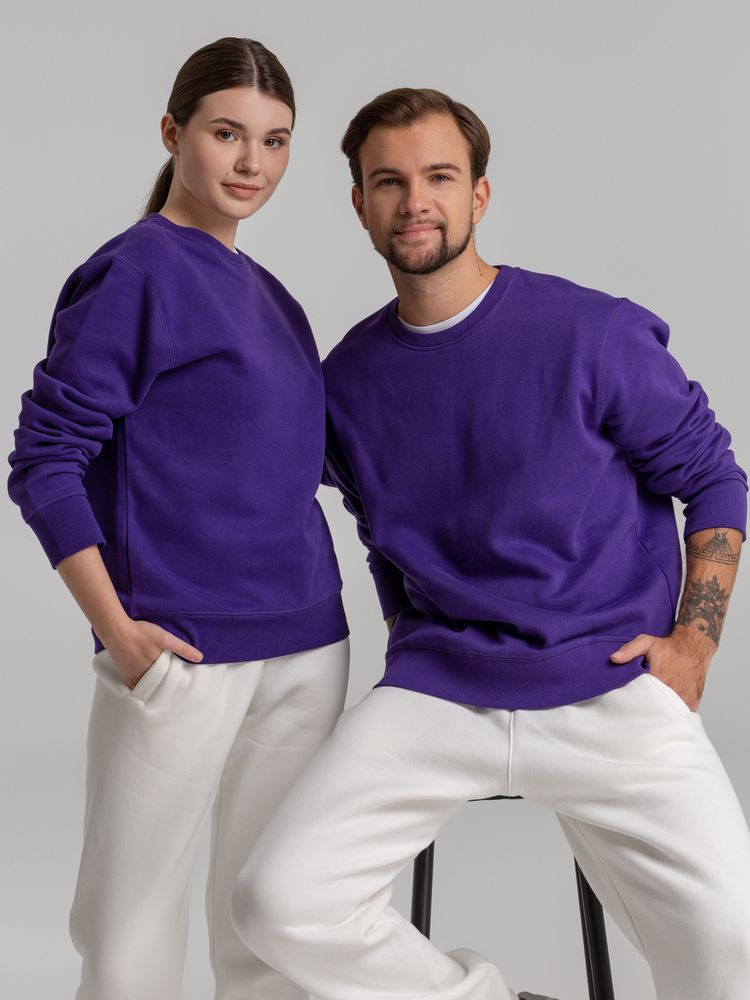 Свитшот унисекс King, фиолетовый — изображение 10