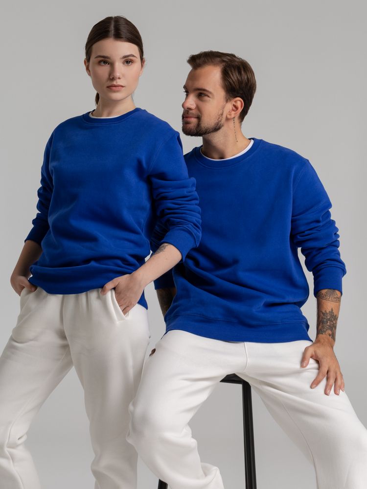 Свитшот унисекс King, ярко-синий — изображение 8