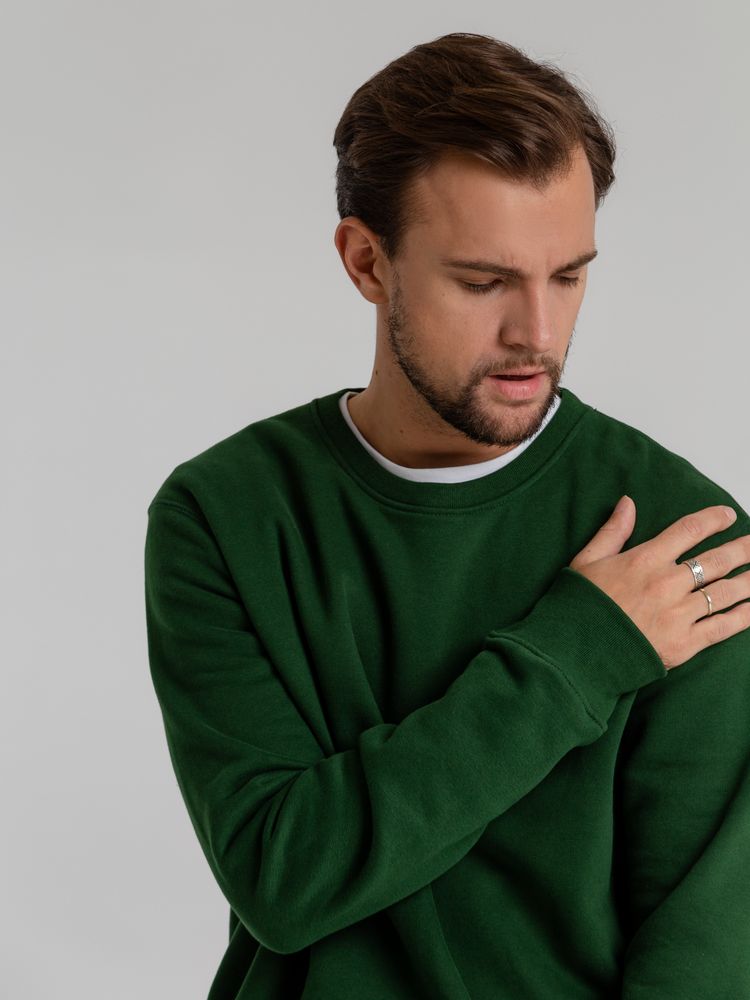 Свитшот унисекс King, темно-зеленый — изображение 9