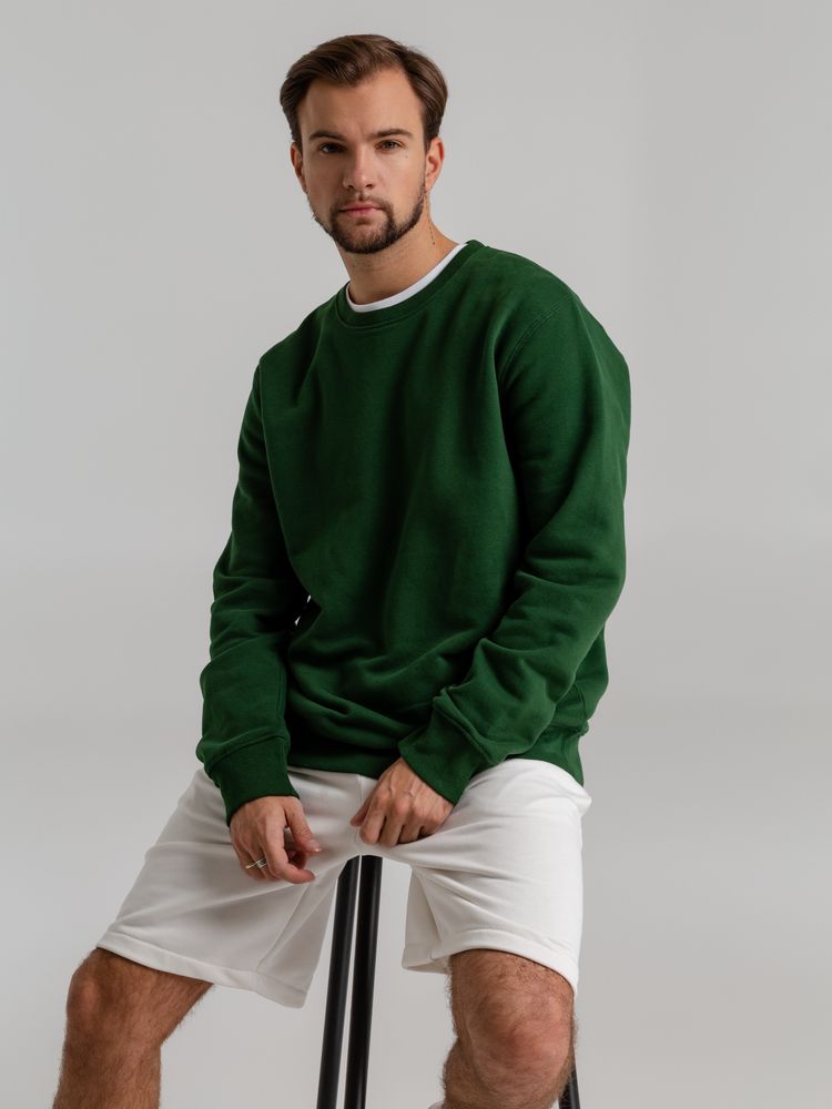 Свитшот унисекс King, темно-зеленый — изображение 7