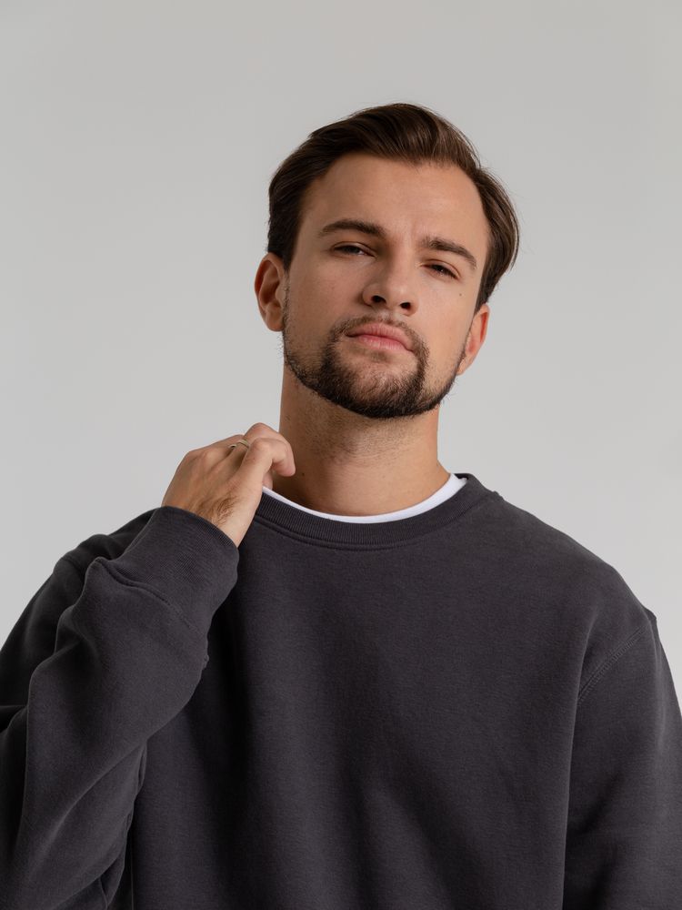 Свитшот унисекс King, темно-серый — изображение 7