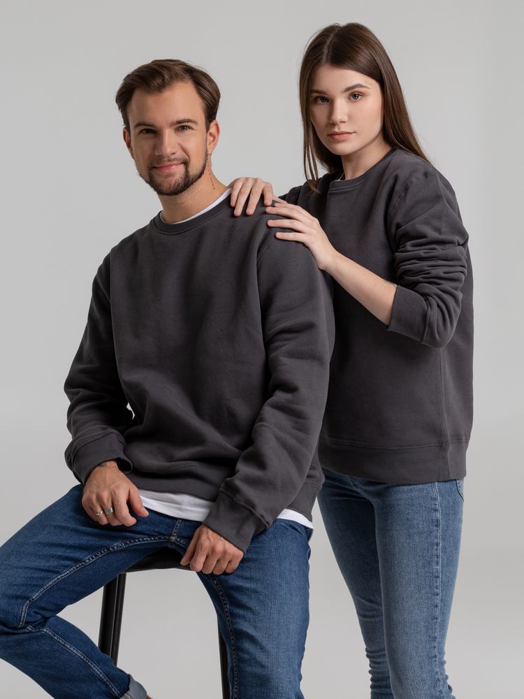 Свитшот унисекс King, темно-серый — изображение 10