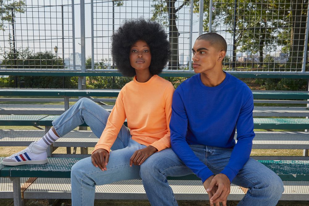 Свитшот унисекс Set In, темно-синий — изображение 7