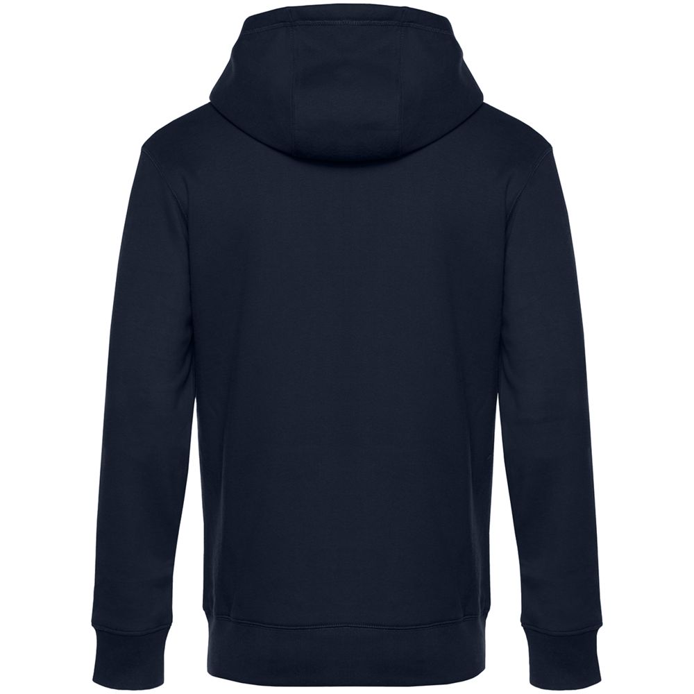 Толстовка с капюшоном унисекс King, темно-синяя — изображение 3