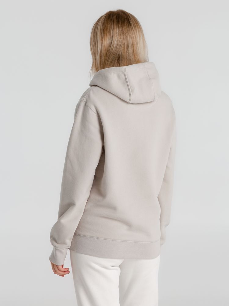 Толстовка с капюшоном унисекс King, дымчато-серая — изображение 10