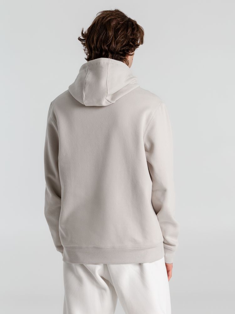 Толстовка с капюшоном унисекс King, дымчато-серая — изображение 5