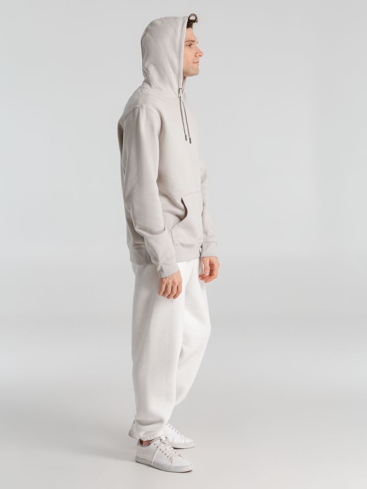 Толстовка с капюшоном унисекс King, дымчато-серая — изображение 7