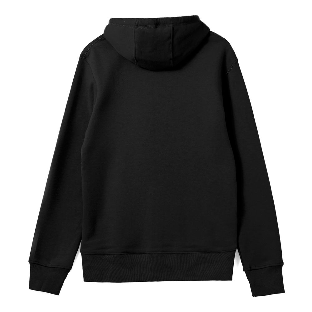 Толстовка на молнии с капюшоном унисекс King, черная — изображение 3