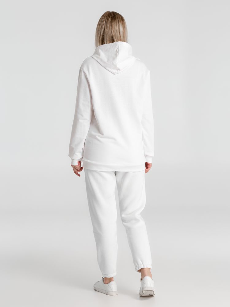 Толстовка с капюшоном унисекс Hoodie, белая — изображение 15
