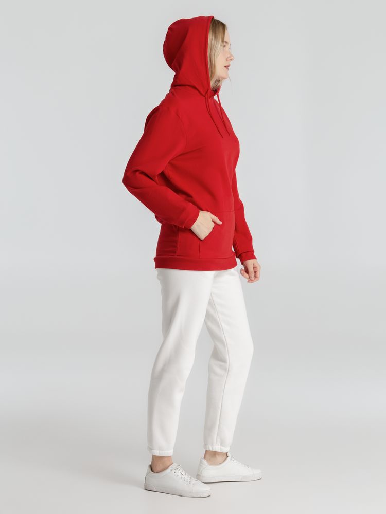 Толстовка с капюшоном унисекс Hoodie, красная — изображение 15