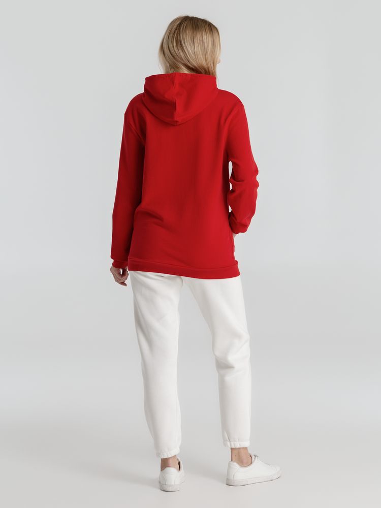 Толстовка с капюшоном унисекс Hoodie, красная — изображение 16