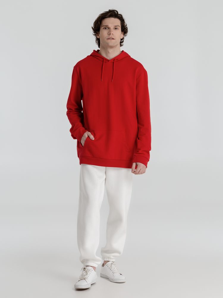 Толстовка с капюшоном унисекс Hoodie, красная — изображение 9