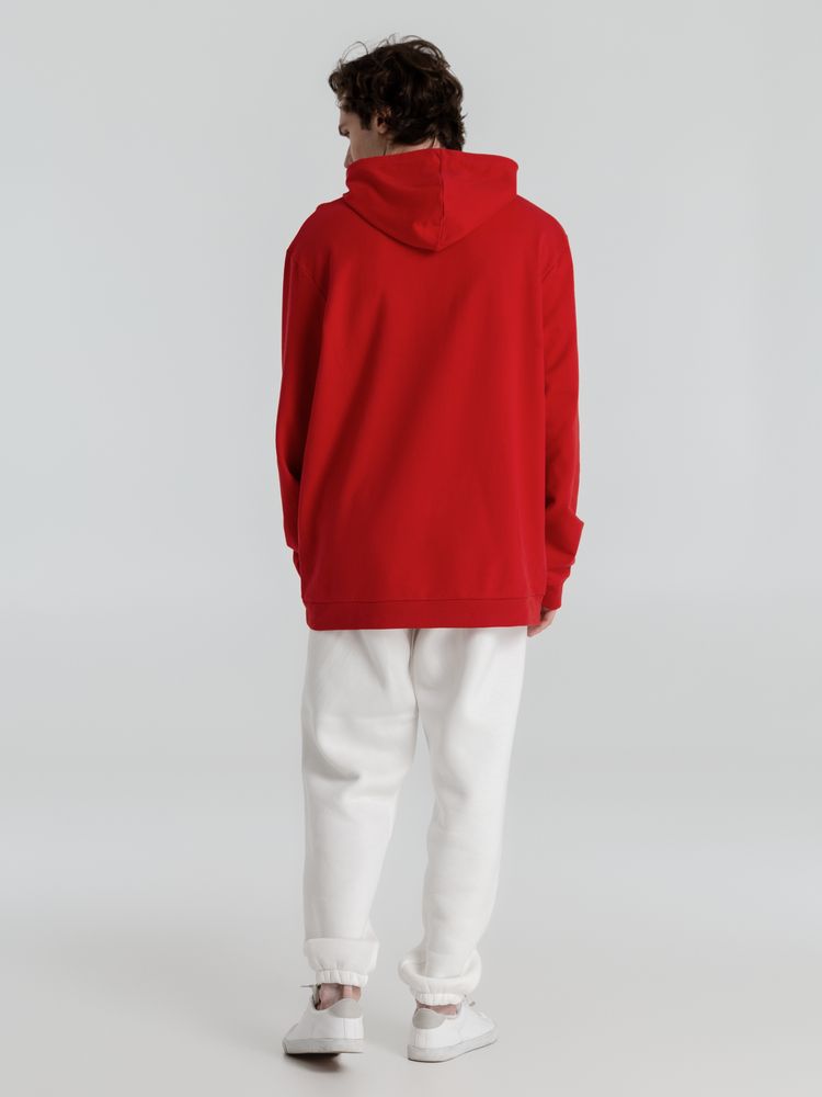 Толстовка с капюшоном унисекс Hoodie, красная — изображение 11