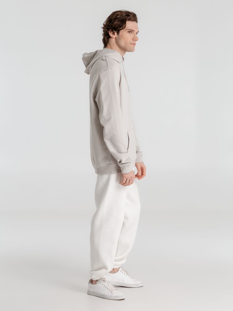 Толстовка с капюшоном унисекс Hoodie, дымчато-серая — изображение 10