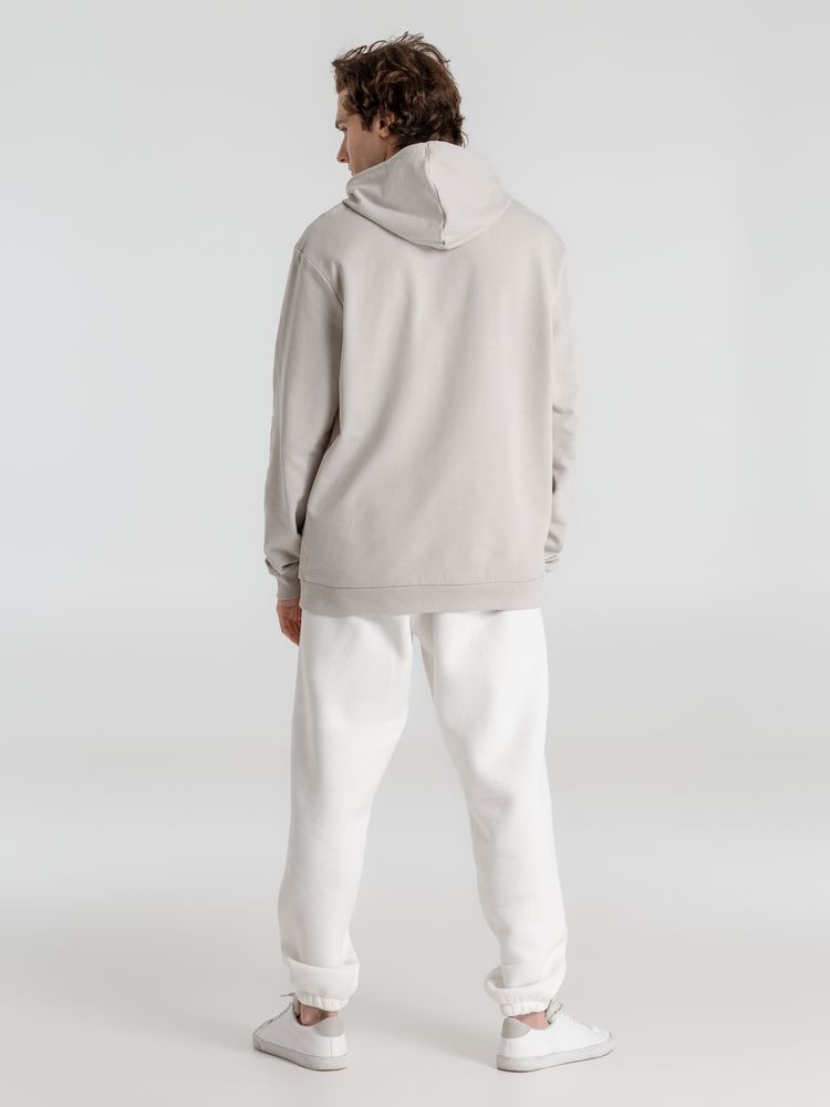 Толстовка с капюшоном унисекс Hoodie, дымчато-серая — изображение 11