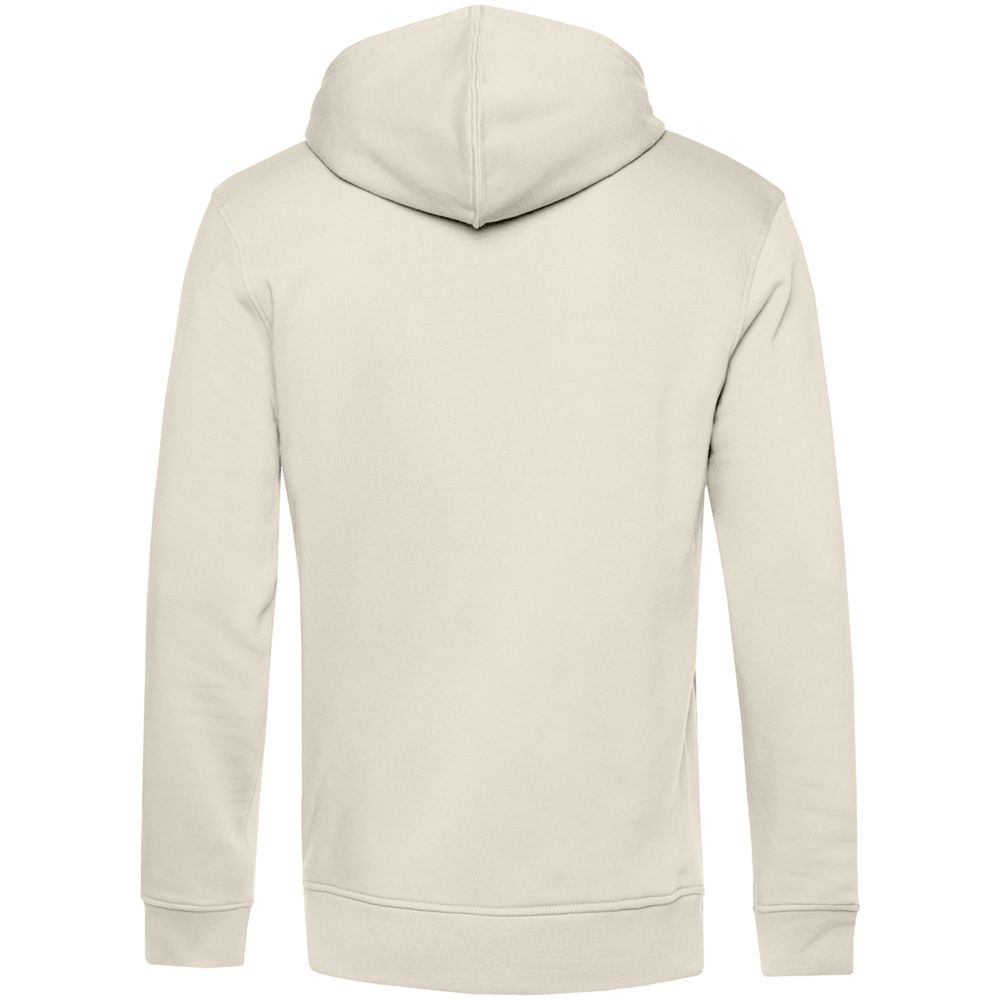 Толстовка на молнии с капюшоном унисекс BNC Inspire (Organic), молочно-белая — изображение 3