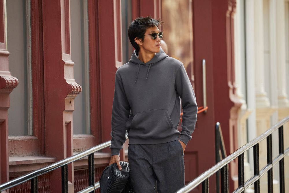 Толстовка Hooded, черная — изображение 3