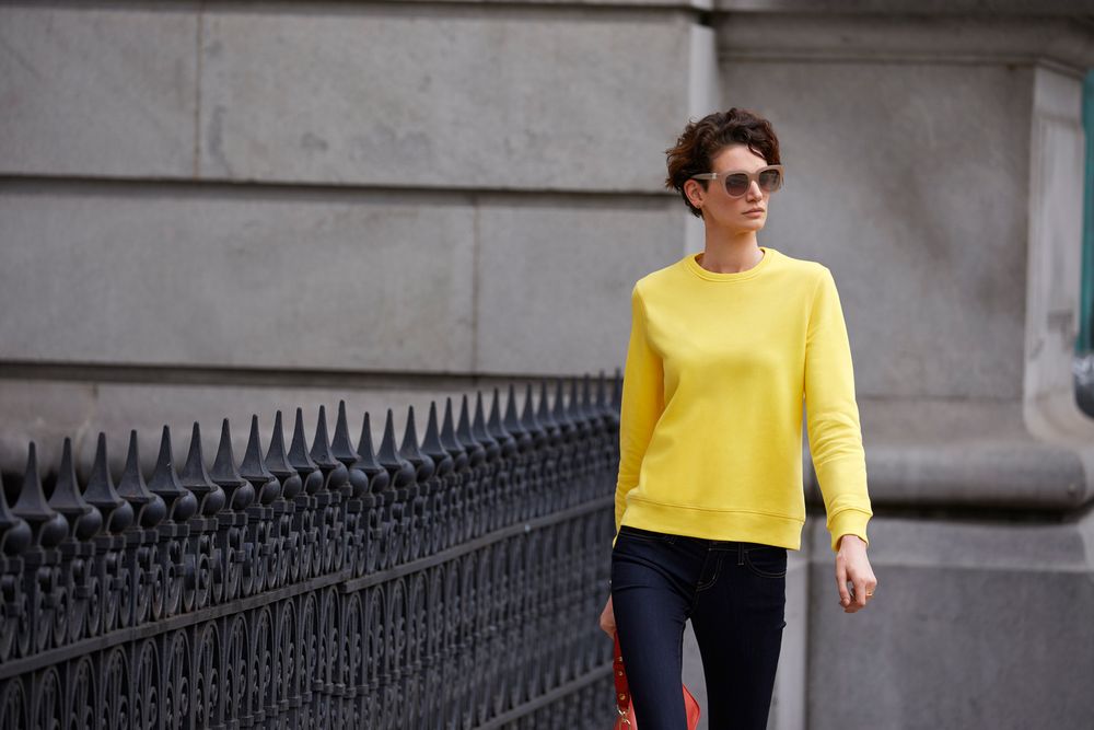 Свитшот женский Queen, серый меланж — изображение 6