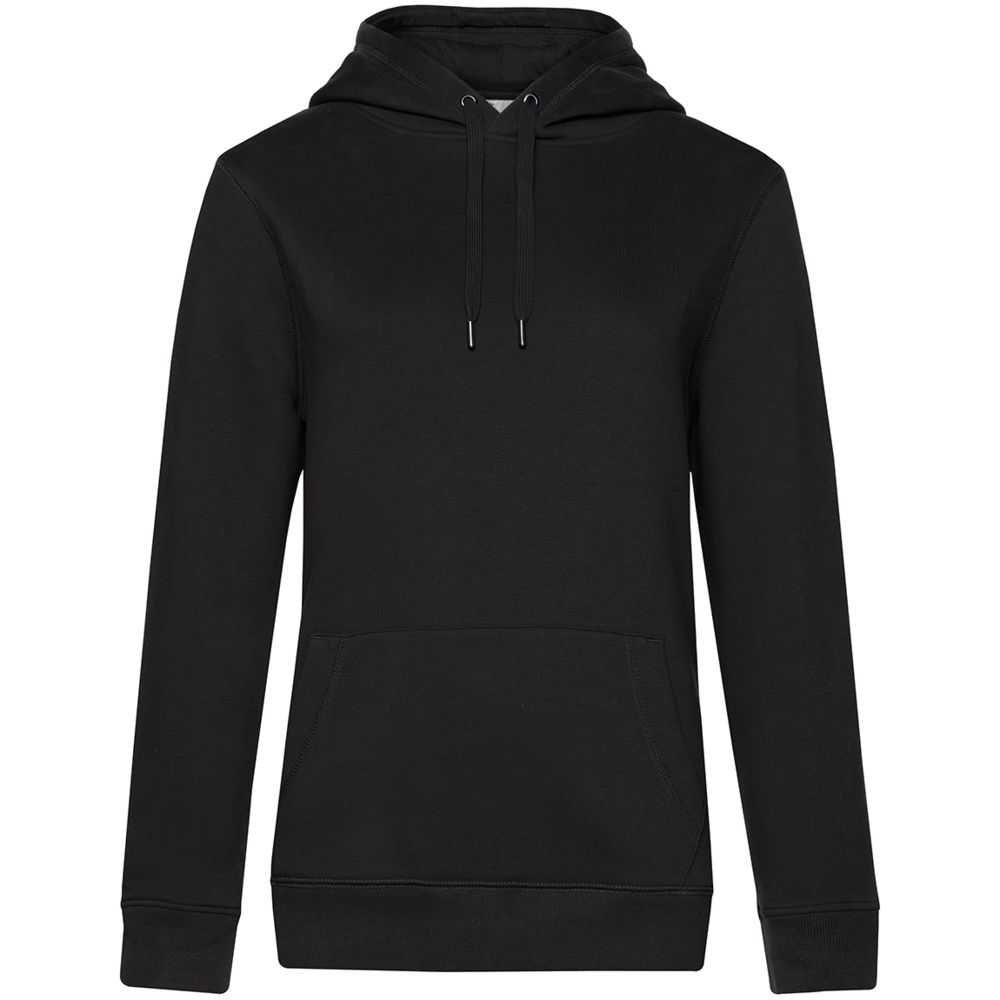 Толстовка с капюшоном женская Queen, черная — изображение 2