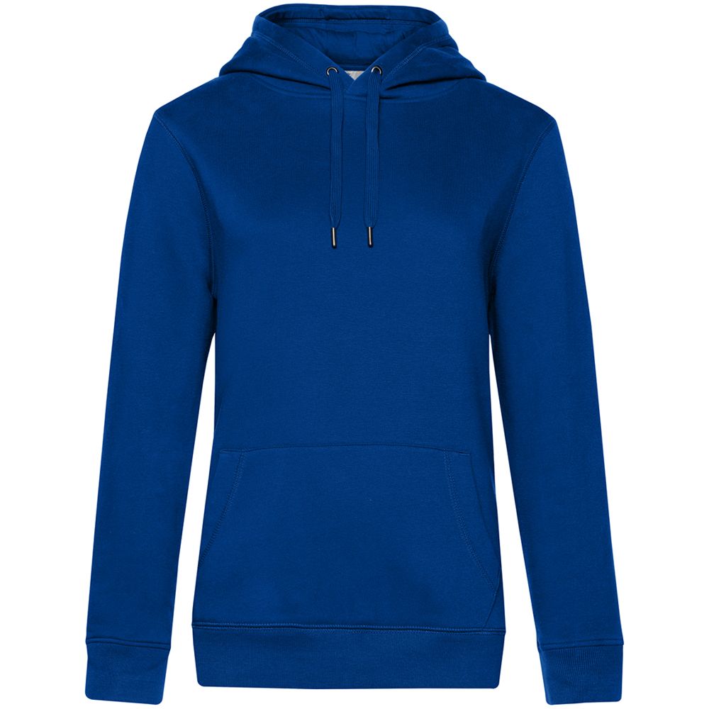 Толстовка с капюшоном женская Queen, ярко-синяя — изображение 2