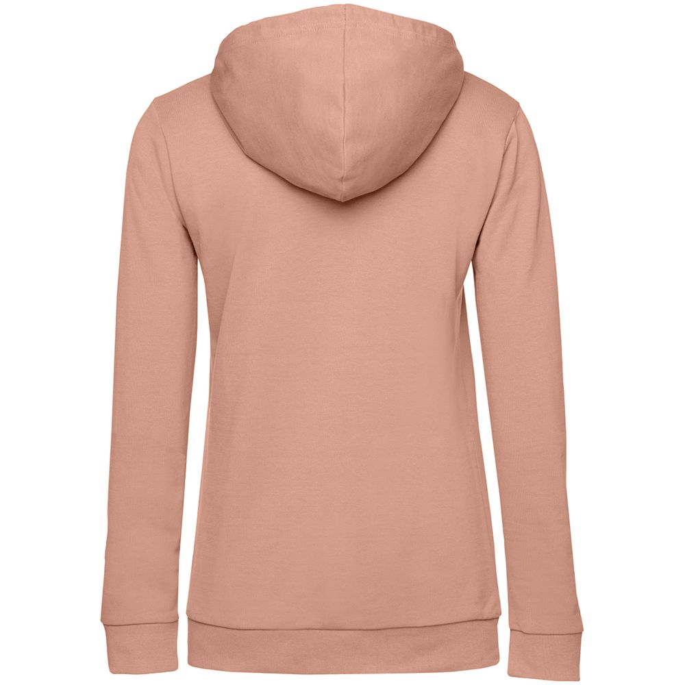 Толстовка с капюшоном женская Hoodie, бежевая (nude) — изображение 3