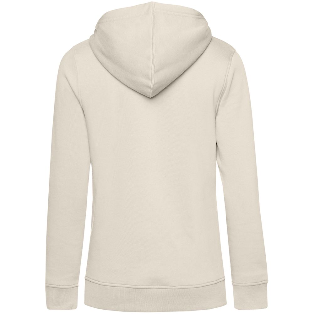Толстовка с капюшоном женская BNC Inspire (Organic), молочно-белая — изображение 3