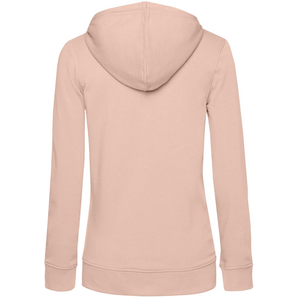 Толстовка на молнии с капюшоном женская BNC Inspire (Organic), розовая — изображение 3