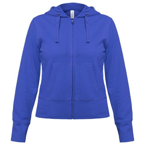 Толстовка женская Hooded Full Zip ярко-синяя
