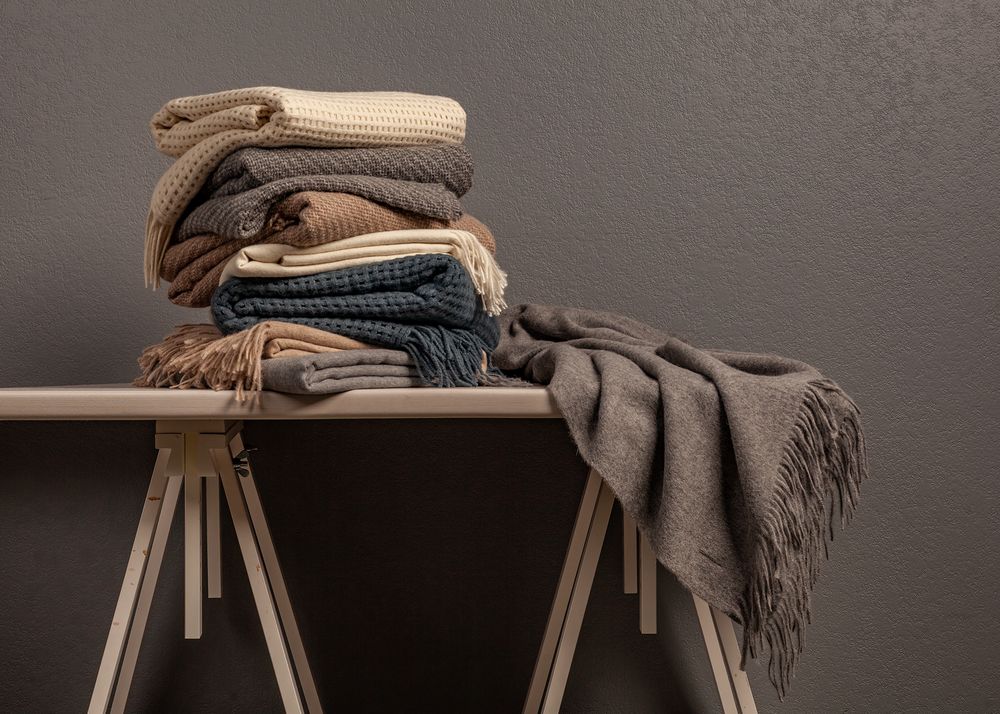 Плед Cosy, голубой — изображение 6